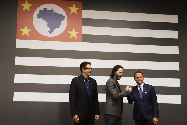 Keanu Reeves visita São Paulo para selar parceria com governo e prefeitura