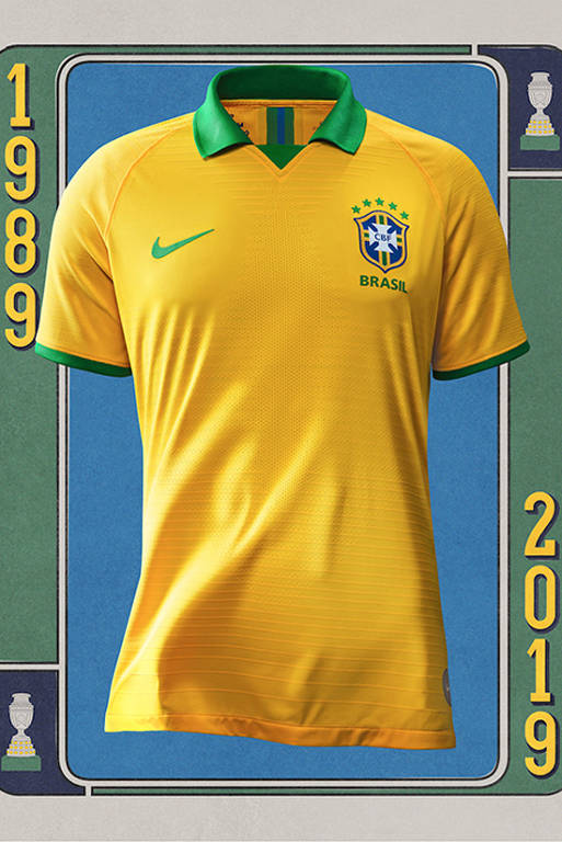 Novo uniforme da seleção brasileira para a Copa América
