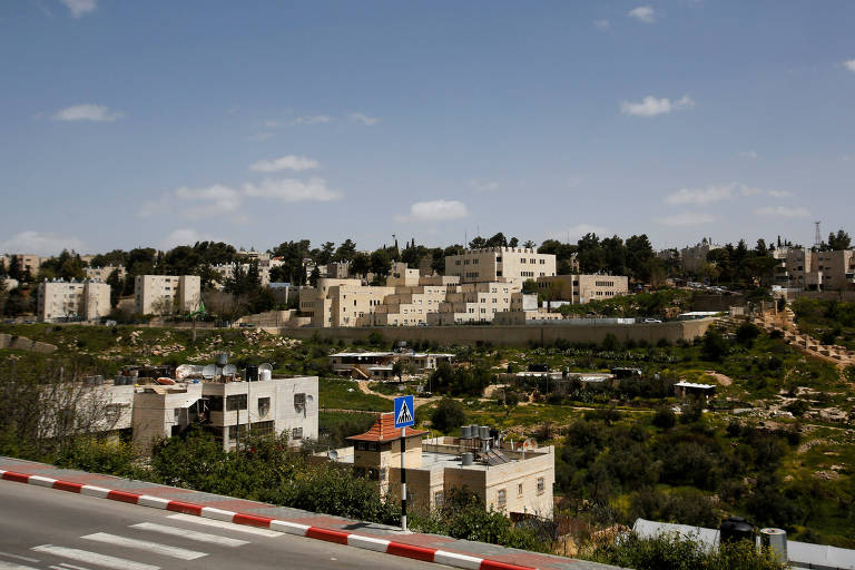 Assentamento judaico de Kiryat Arba em Hebron, na parte ocupada por Israel na Cisjordânia