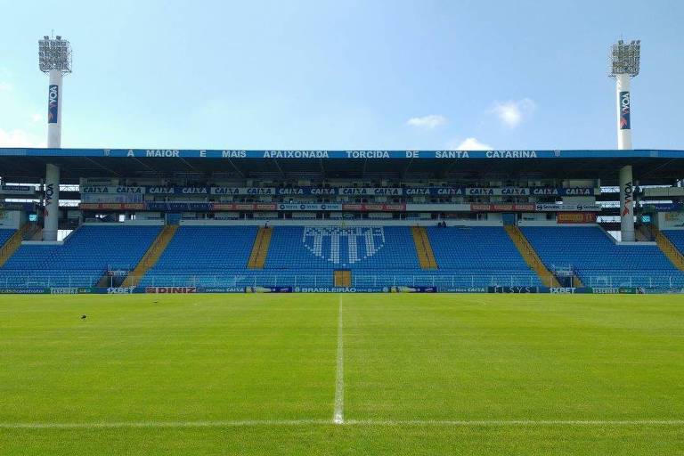 Estádio da Ressacada, do Avaí, receberia o jogo de volta das quartas de final neste domingo (12)