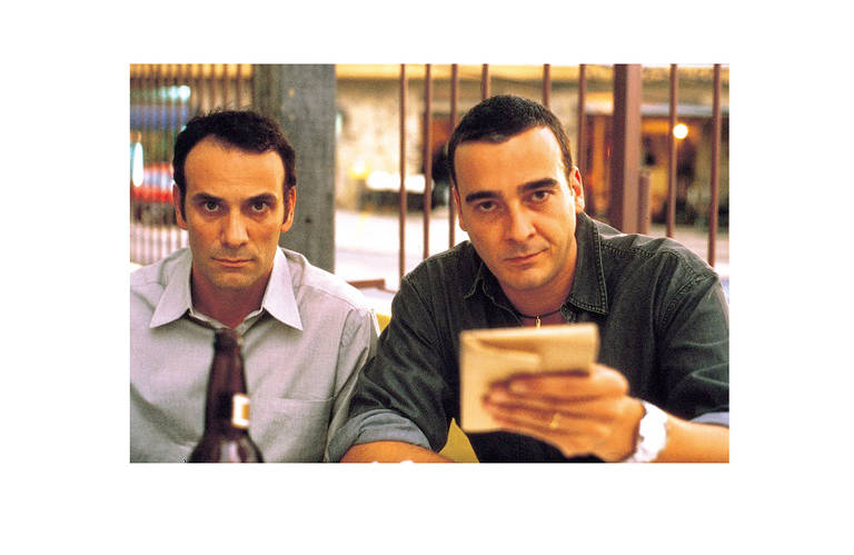 Marco Ricca e Alexandre Borges em O Invasor (2001)