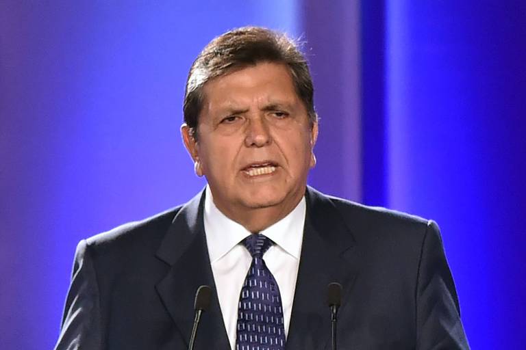 O ex-presidente do Peru, Alan Garcia