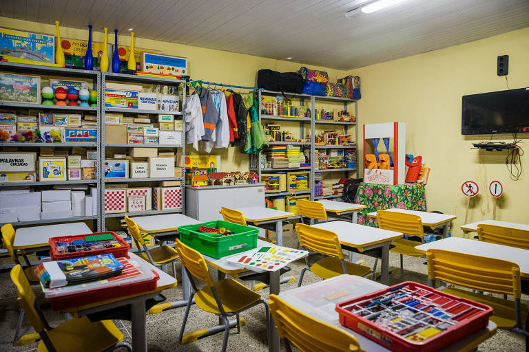 Sala de escola no município cearense de Sobral