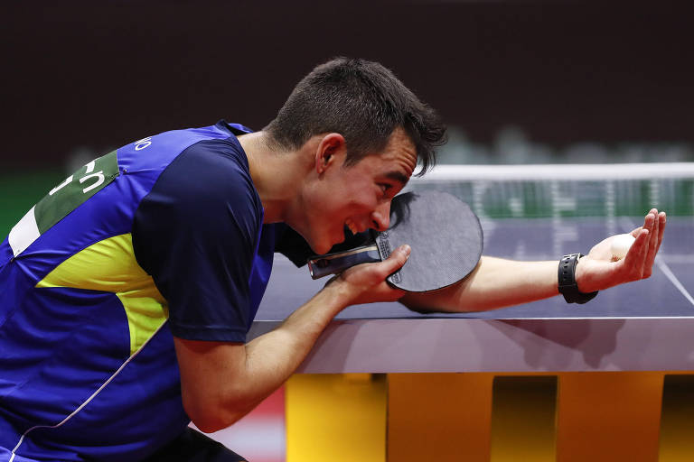 Hugo Calderano enfrenta Ma Long nas oitavas de final do Mundial de tênis de mesa