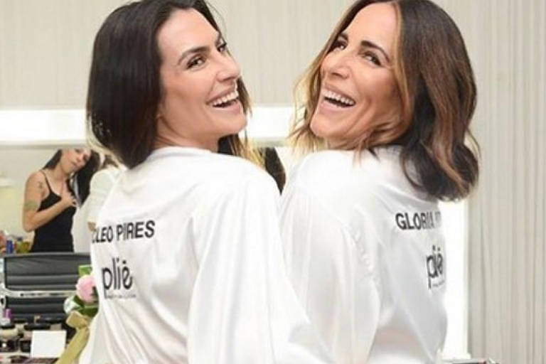 Cleo e Glória Pires fizeram ensaio de lingerie juntas em 2017