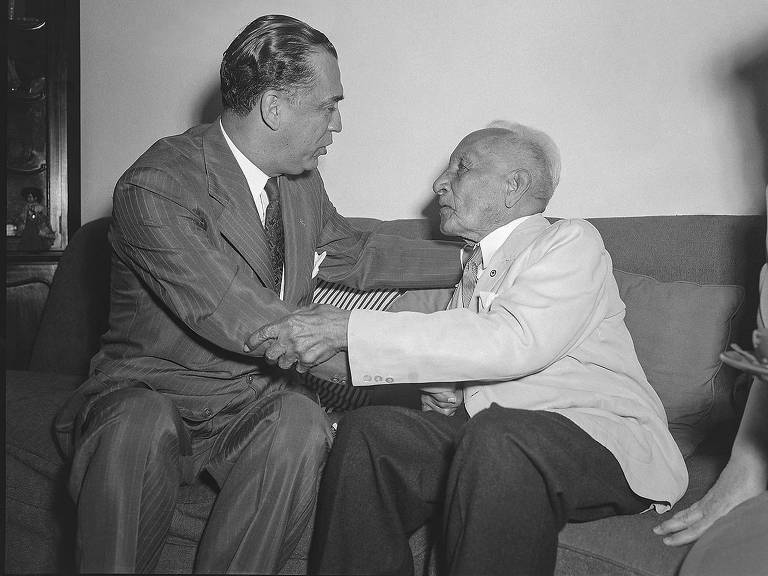 Marechal Rondon com o presidente Juscelino Kubitschek