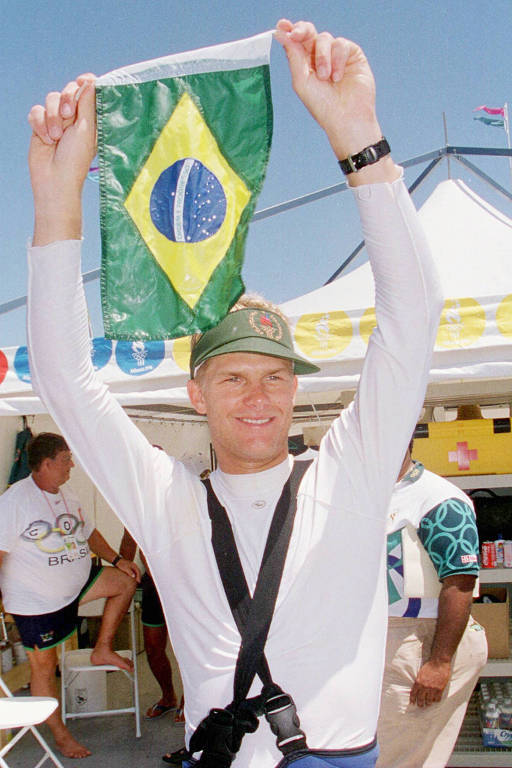 1996 - A estreia no pódio olímpico, aos 23 anos, foi logo com a medalha de ouro, após superar o britânico Ben Ainslie em Atlanta