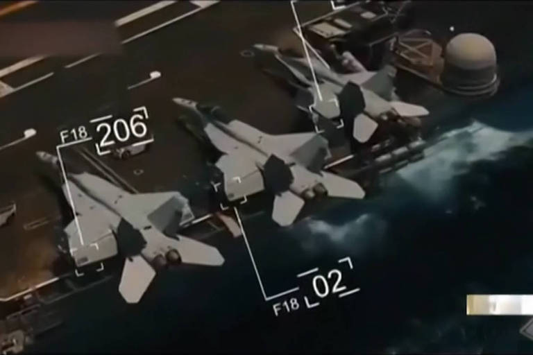 Imagem de vídeo de drone