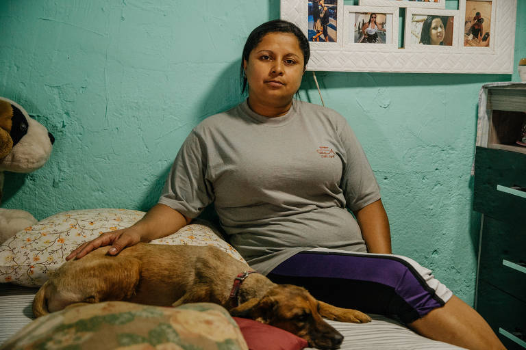 Eliofabia Rodrigues da Silva, 35, auxiliar de limpeza e sobrevivente da queda do prédio Wilton Paes de Almeida, no centro de SP