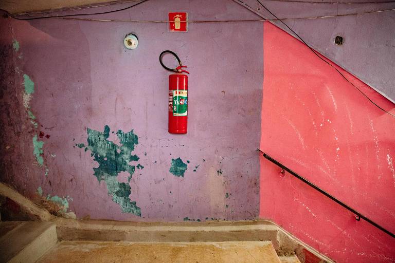 Ocupação MSTC, localizada em frente ao prédio que desabou no Largo do Paissandu há 1 ano