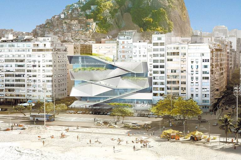 Projeto dos arquitetos Elizabeth Diller e Ricardo  Scofidio, do escritório norte-americano Diller Scofidio + Renfro, para o Museu da Imagem e do Som (MIS) do Rio de Janeiro