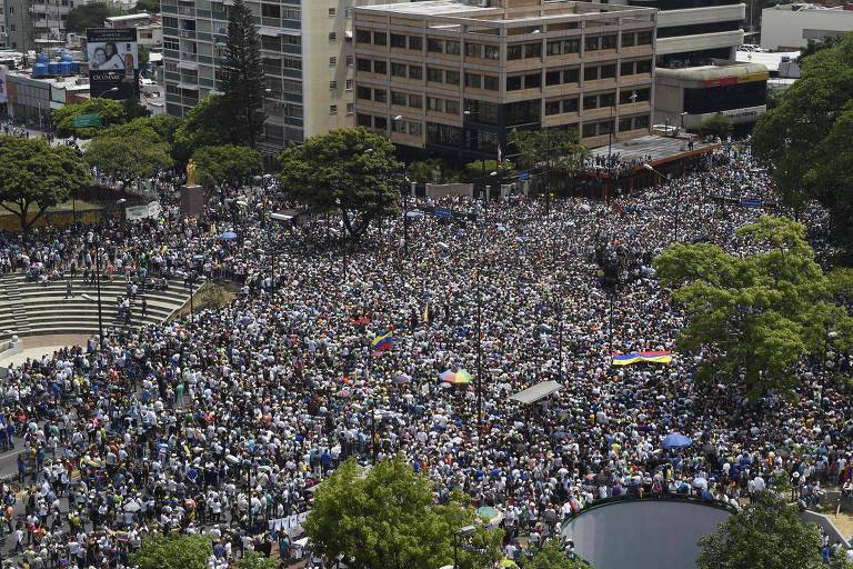 Protestos de 1º de Maio na Venezuela