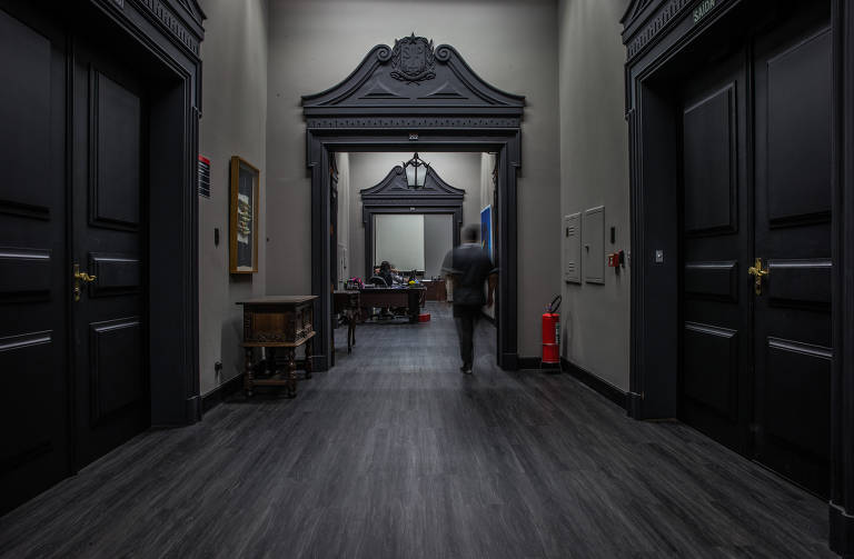 Alguns corredores do palácio já passaram pelas modificações