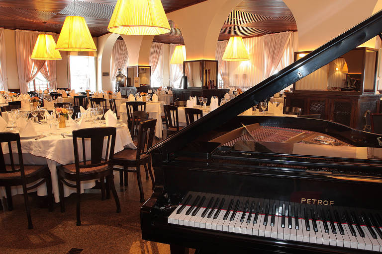 Ambiente do restaurante Leite