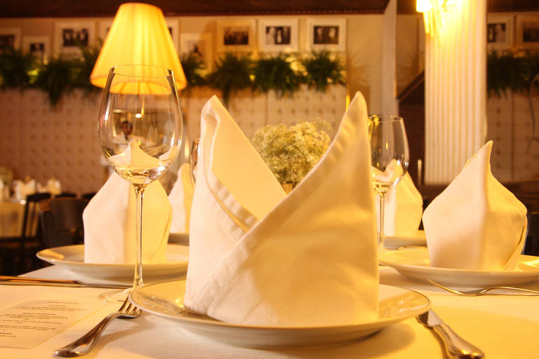 Detalhe do restaurante Leite, no Recife