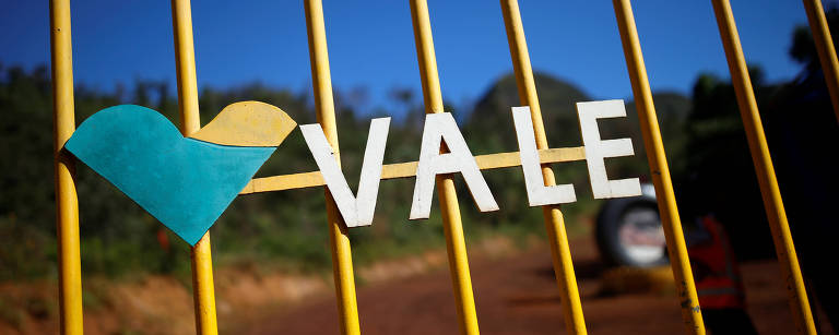 Logo da mineradora Vale em Brumadinho, Minas Gerais