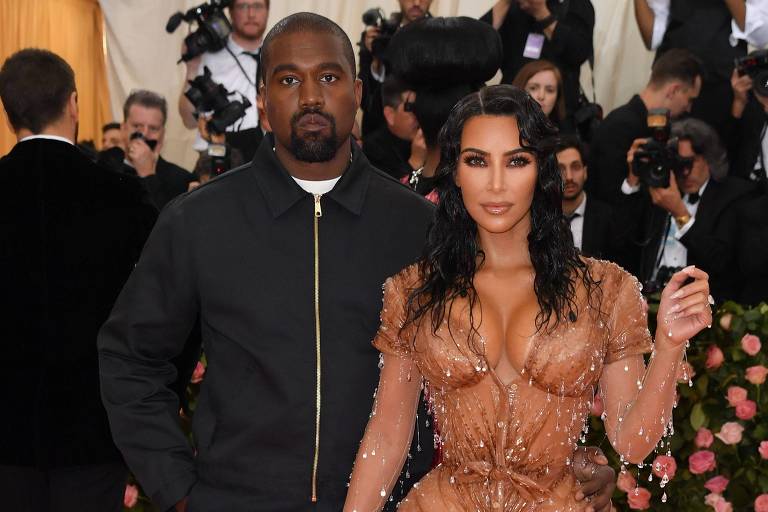 Kim Kardashian e Kanye West no Met Gala 2019