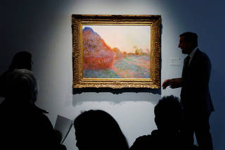 Monet painting part of 