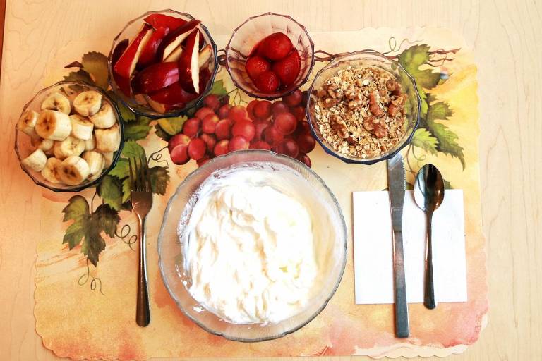 Exemplo de refeição baseada em alimentos minimamente processados ou não processados