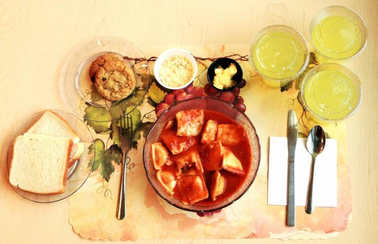 Exemplo de refeição baseada em alimentos minimamente processados ou não processados