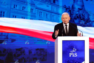 FILE PHOTO: Poland's ruling Law and Justice party convention in Warsaw