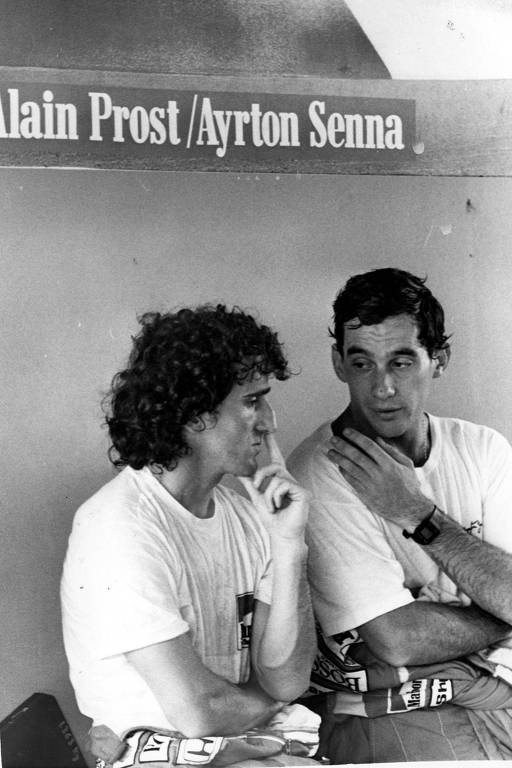 Ayrton Senna e Alain Prost