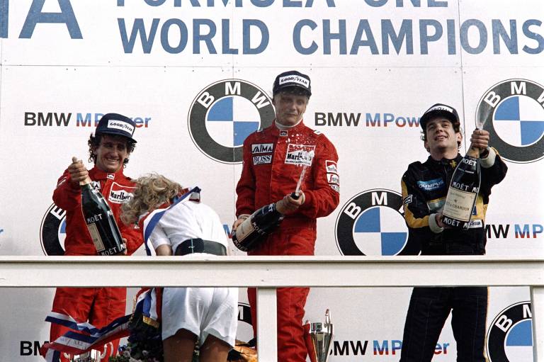 Ayrton Senna e Alain Prost