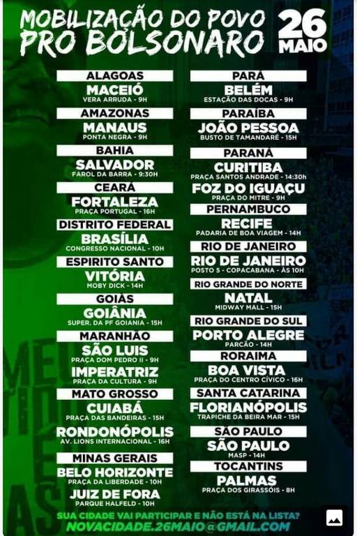 No WhatsApp e no Telegram, bolsonaristas buscam dar tom espontâneo a protestos