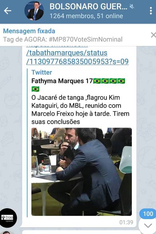 No WhatsApp e no Telegram, bolsonaristas buscam dar tom espontâneo a protestos