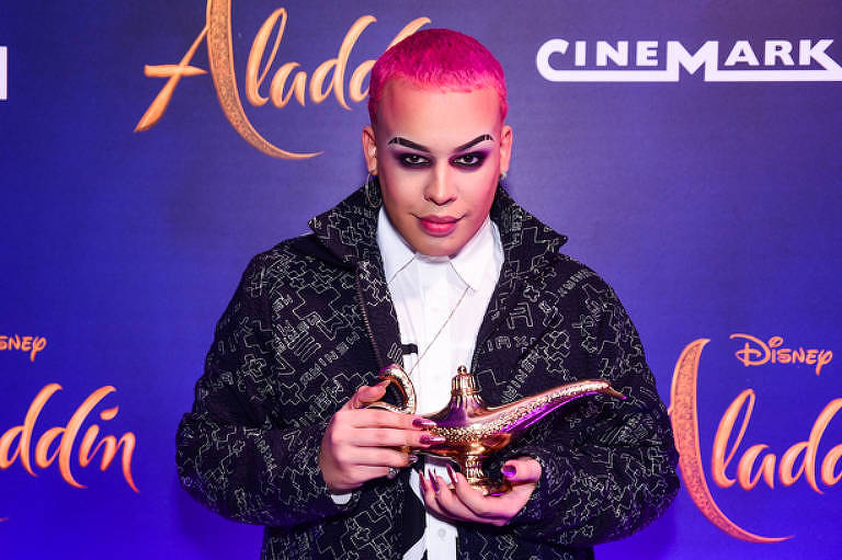 Gloria Groove diz que dublar 'Aladdin' foi como estar em casa: 'Estou realizando um sonho'