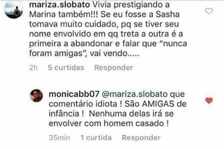 Monica Muniz será processada por Marina Ruy Barbosa por comentário difamatório