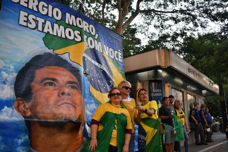 São Paulo faz manifestação a favor de Bolsonaro