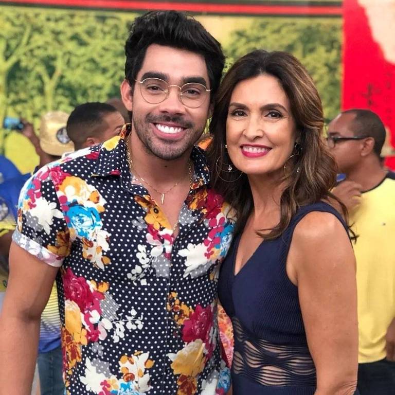 Gabriel Diniz e Fátima Bernardes