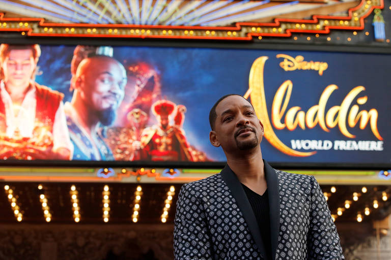 Will Smith na première de "Aladdin"