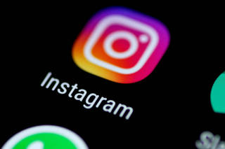 FILE PHOTO: The Instagram application is seen on a phone screen