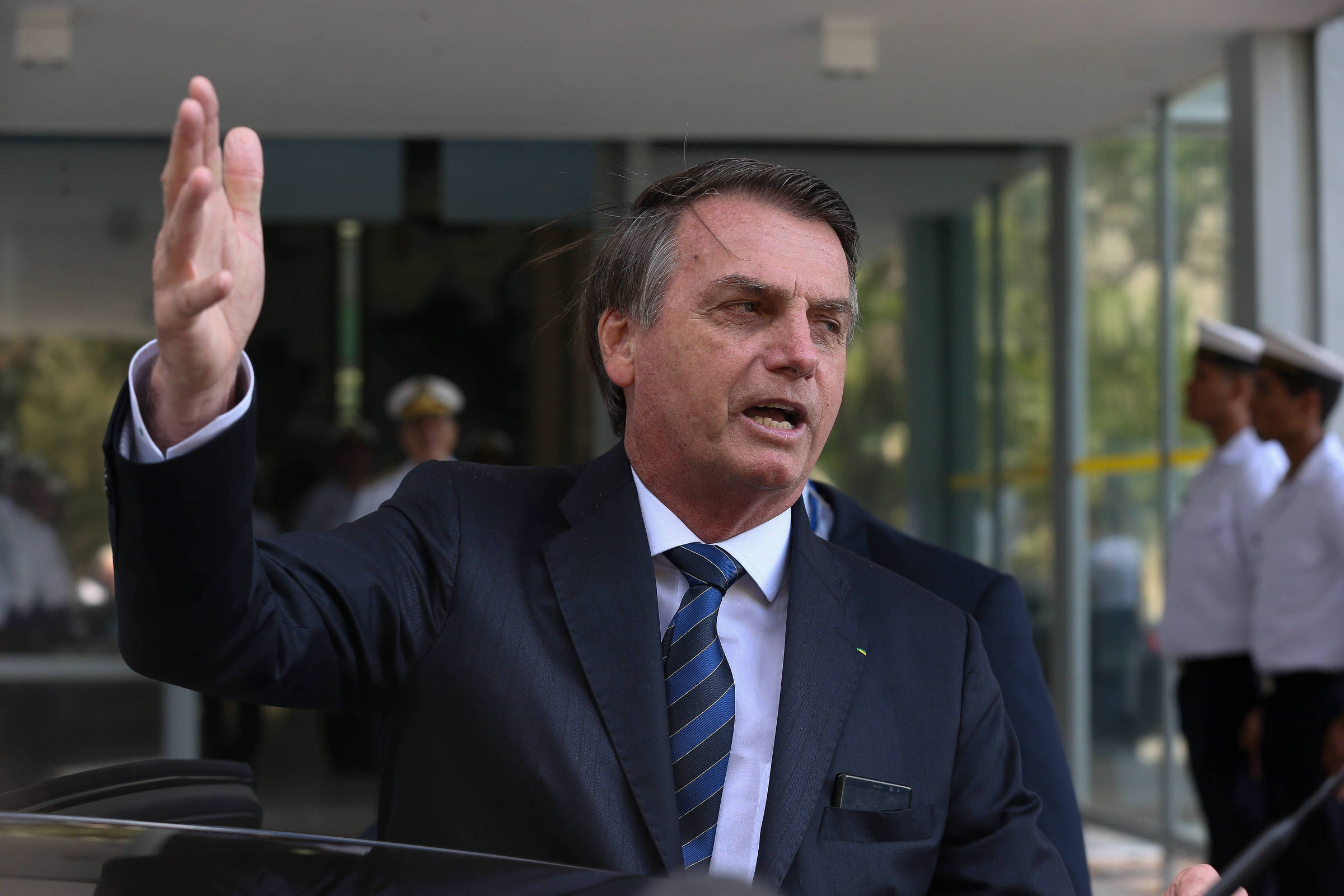 Muita gente não tem interesse que eu esteja no Planalto, diz Bolsonaro