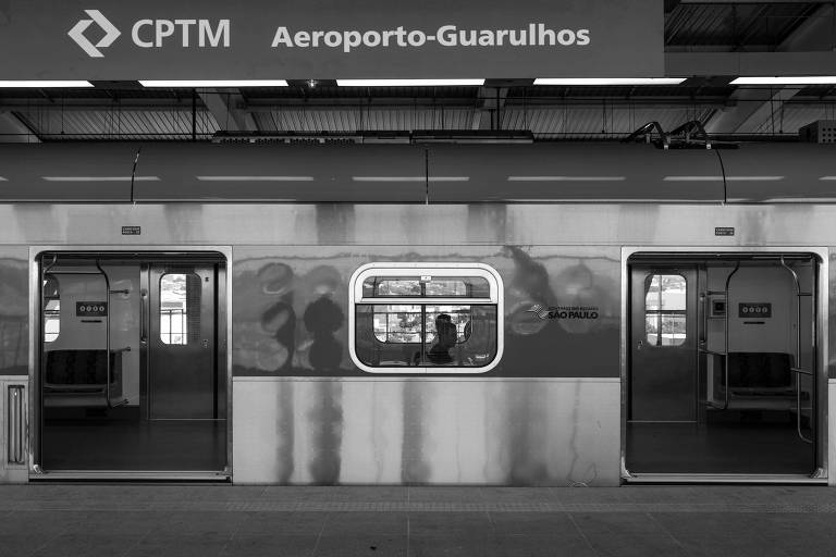 Estação Aeroporto-Guarulhos, da CPTM, próxima ao aeroporto internacional de Guarulhos