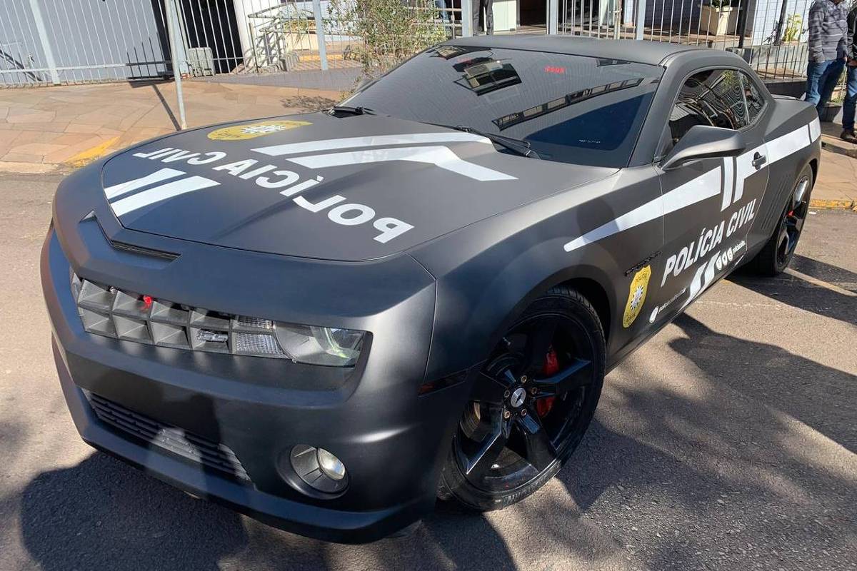 Polícia gaúcha transforma Chevrolet Camaro em viatura