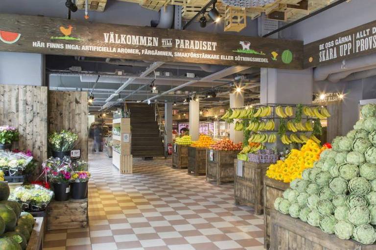 Supermercado da rede sueca Paradiset.