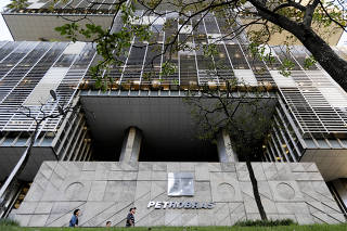 Brazil's state-run Petrobras oil company headquarters is pictured in Rio de Janeiro