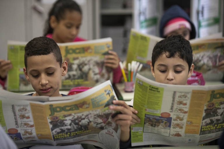 Jornal para crianças muda rotina de escolas públicas e privadas