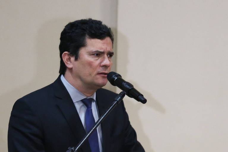O ministro Sergio Moro, durante evento em Manaus