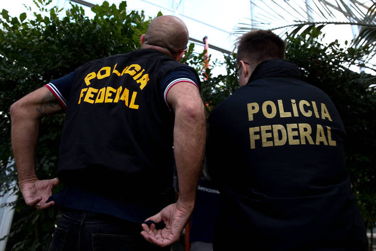 Peritos da Polícia Federal, em Brasília