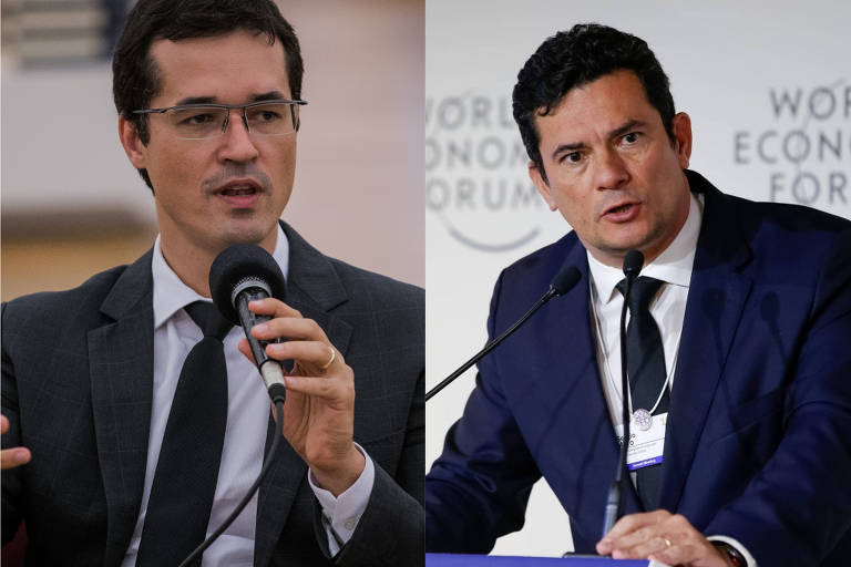 O procurador da Lava Jato Deltan Dallagnol e o ministro da Justiça Sergio Moro