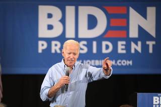 Former Vice President Biden Campaigns In Iowa