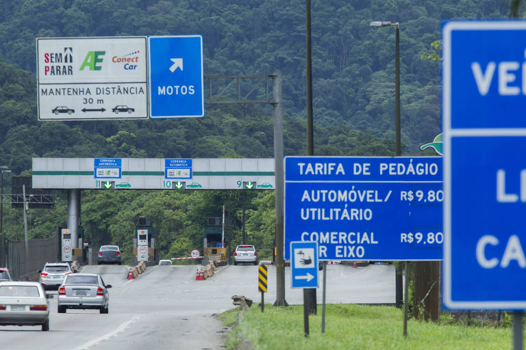 Pedágio da rodovia Cônego Domenico Rangoni, em São Paulo