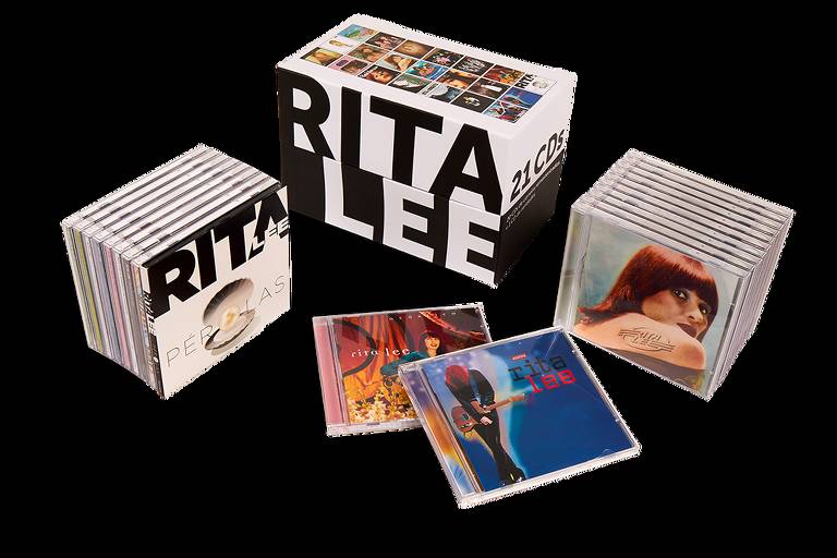 Box com 21 CDs de Rita Lee