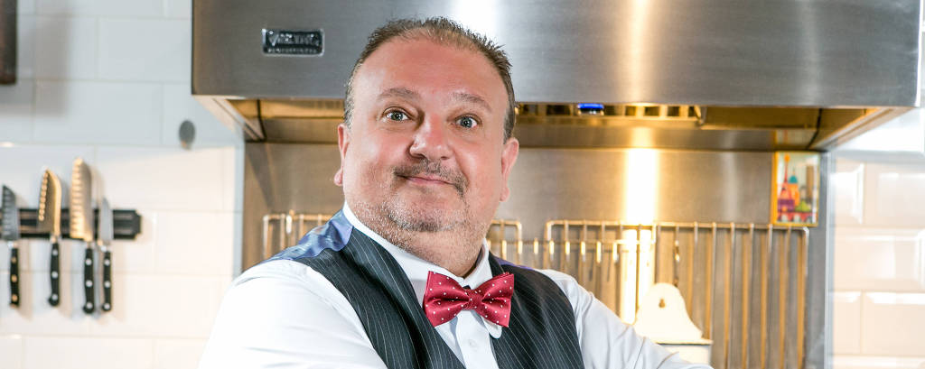 O chef e jurado do programa culinário MasterChef, Erick Jacquin