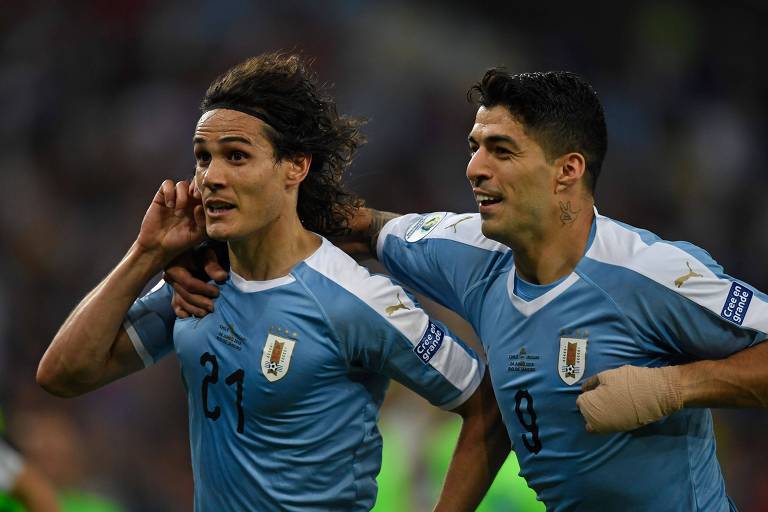 Os veteranos Cavani e Suárez vão defender o Uruguai na Copa do Mundo no Qatar