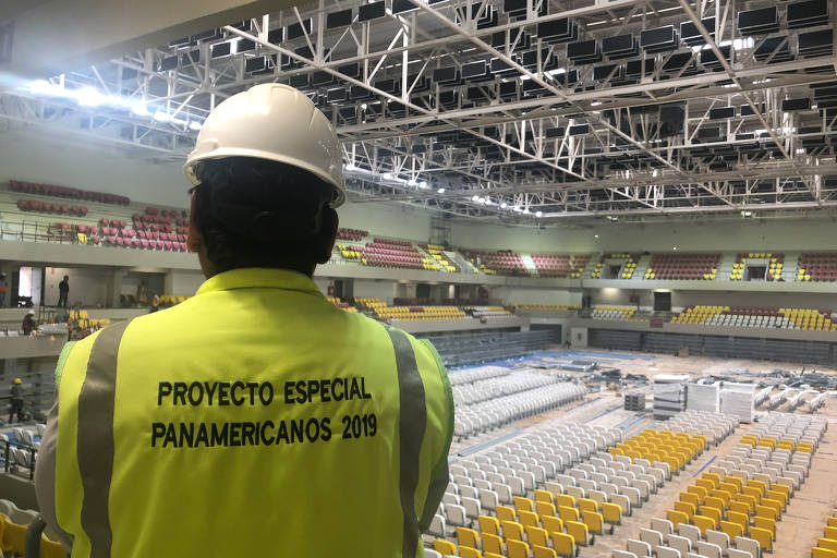 Centro poliesportivo dos Jogos Pan-Americanos de Lima, localizado em Villa El Salvador